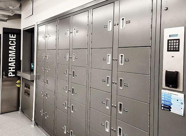 healthcare secure pharmacy lockers