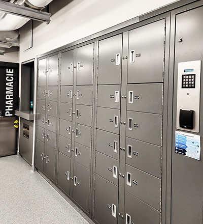 pharmacy pass-through lockers