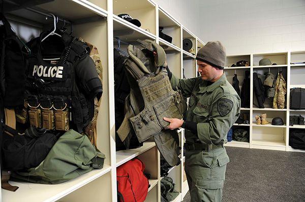 tactical unit storage police gear storage